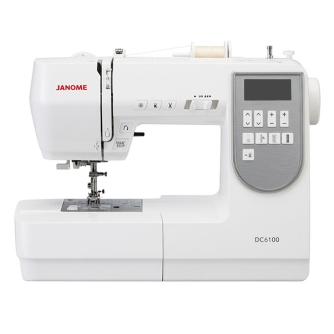 Janome | DC6100 | Elektronik Dikiş Makinesi | 100 Dikiş Programı | LCD Ekran | 7 mm Zigzag | Otomatik İplik Kesme