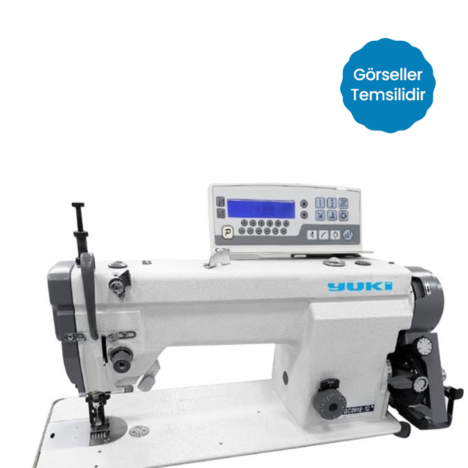 FDM Yuki GC-0918-1D/ Etek Ayak Transportlu İplik Kesicili Örümcek Ayak Düz Dikiş Makinesi