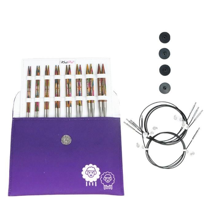 Knitpro SYMFONIE Değiştirilebilir Ahşap | Misinalı | Şiş Seti | 13 cm | 20661