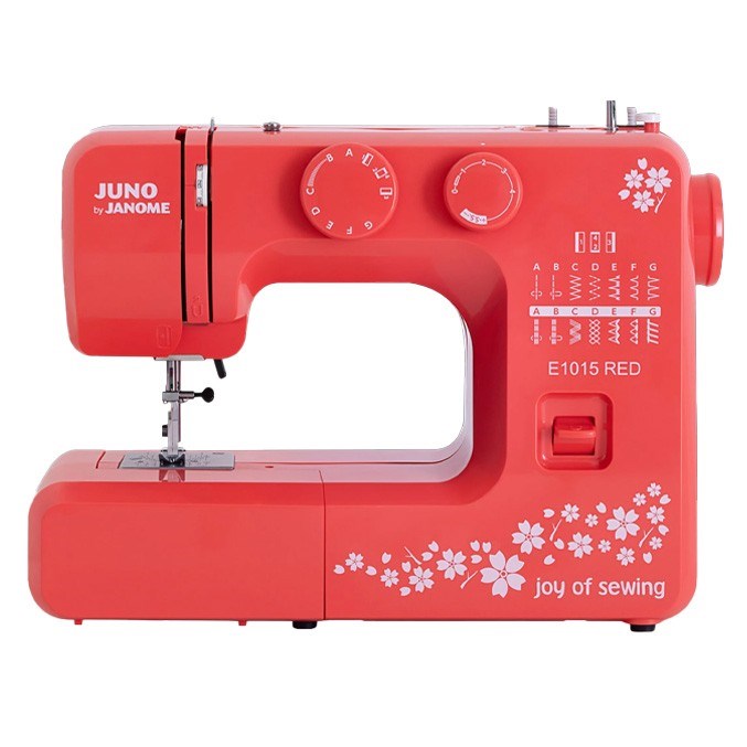 Janome E1015  Dikiş Makinesi | Kırmızı | Ev Tipi Dikiş Makinesi | Aile Tipi Dikiş Makinesi 