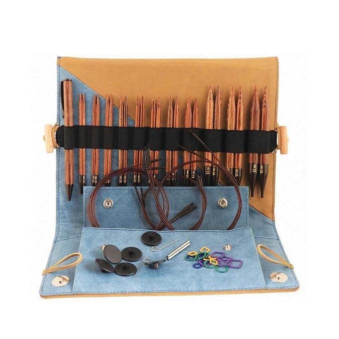 Ginger Aghan Tunisian Crochet Set | 31286 | Knitpro | Ginger Deluxe Misinalı Ucu Değiştirilebilir | Örgü Şiş Seti