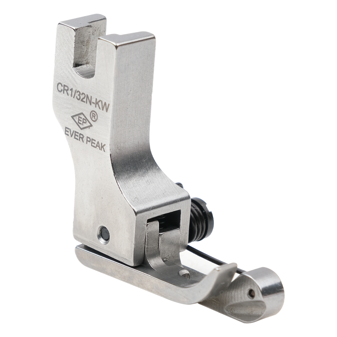 Düz Makine 0.8mm Yay Destekli Sol Çima Ayak | CR1/32N-KW | Tüm Marka Sanayi Tipi Düz Dikiş Makinelerinde Kullanılır.EP