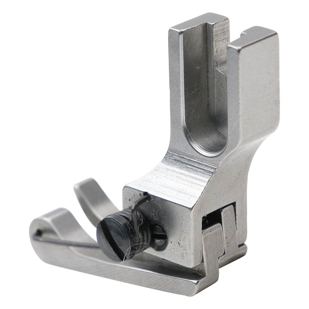 Düz Makine 0.8mm Yay Destekli Sol Çima Ayak | CR1/32N-KW | Tüm Marka Sanayi Tipi Düz Dikiş Makinelerinde Kullanılır.EP
