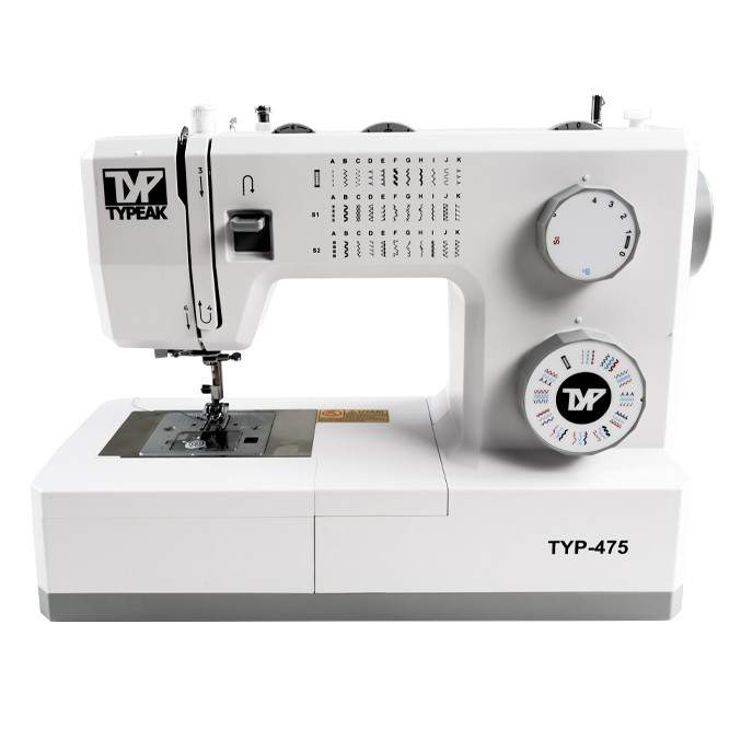 Typeak | Taşınabilir | TYPM-475 | Ev Tipi Dikiş Makinesi | 34 Desen | Aile Tipi Dikiş Makinesi 