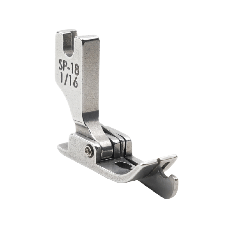 Fdm Düz Makine 1.6mm Oynar Çimalı Ayak | Sağ Çima | SP-18R 1/16 | Tüm Marka Sanayi Tipi Düz Dikiş Makinelerinde Kullanılır.