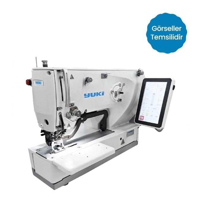 Yuki | YK-1790DK | İlik Makinesi Elektronik | Örme | Direct Drive | Ayak Kaldırmalı | İplik Kesmeli | Kafadan Motorlu