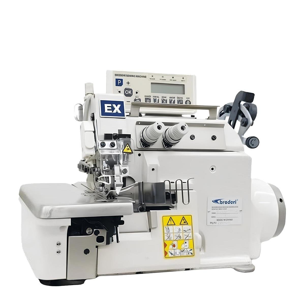 FDM Broderi BD-2242EX-32P2-E-PL Otomatik Giyotinli Cep Biye Overlok Makinesi (elektrikli)