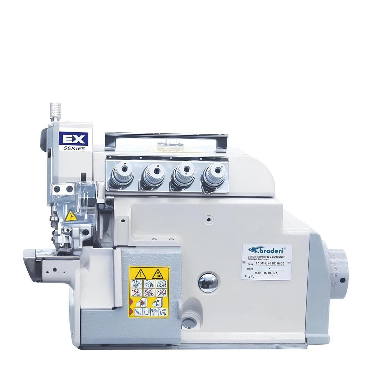 FDM Broderi BD-5114EX-DD 4 İplik  Burunlu Overlok Makinesi Direct Drive