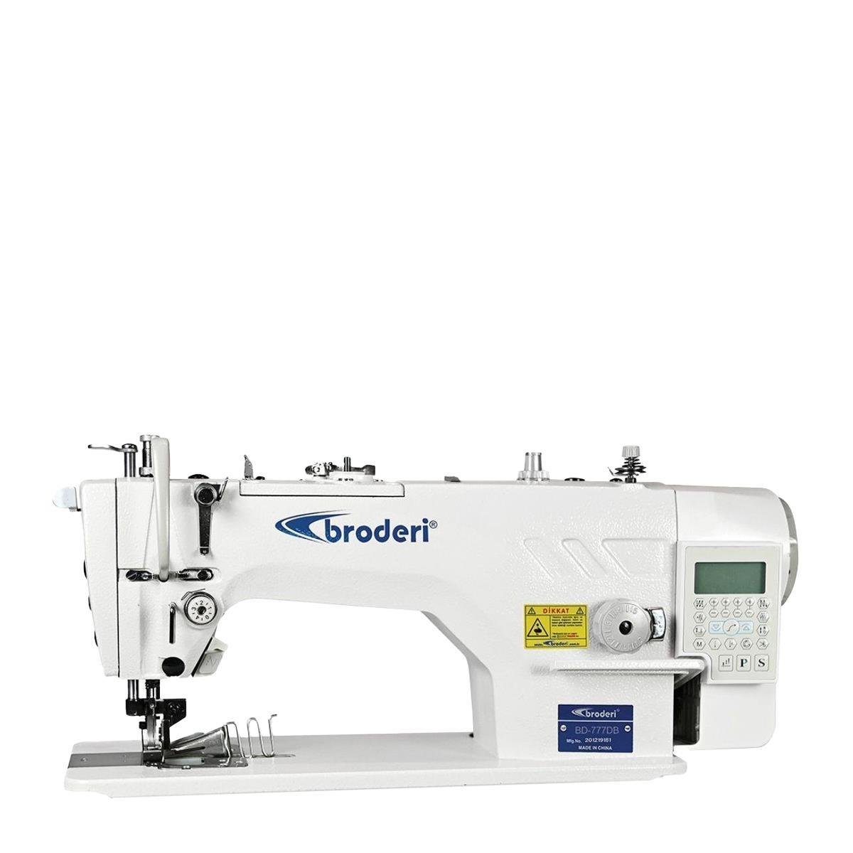 FDM Broderi BD-777DB Direct Drive Mekanik Bıçaklı Düz Dikiş Makinesi