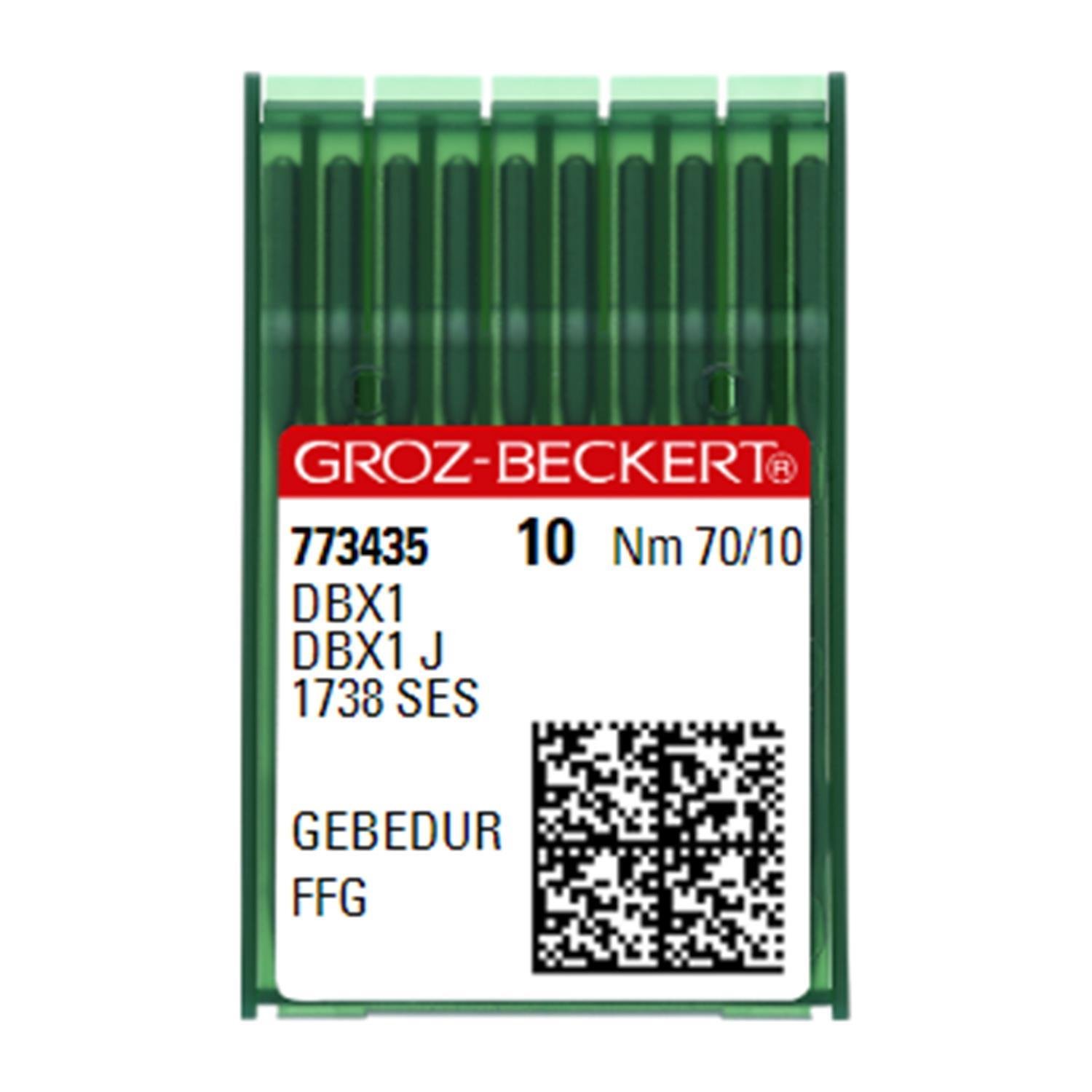 FDM Groz Beckert DBx1 Gebedur Düz Makine İğnesi 10 Numara