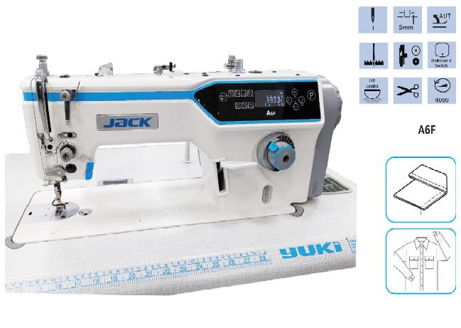 FDM Jack A6F-E İğne Transportlu Kısa İplik Kesicili Düz Dikiş Makinesi
