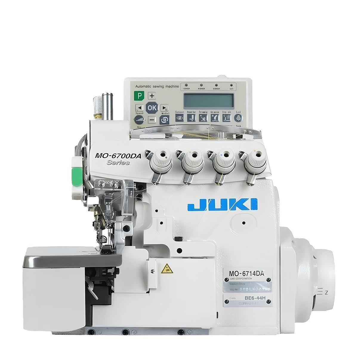 FDM Juki MO-6714D 4 İplik Otomatik Overlok Makinesi, Direct Drive, İplik Kesmeli, Sessiz Çalışma, Tabla ve Tekerlekli Ayak, 220v