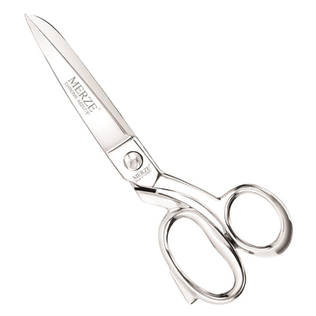 FDM Merze 6257-8 Krom Kaplama somunlu Terzi Makası No:8  D-116