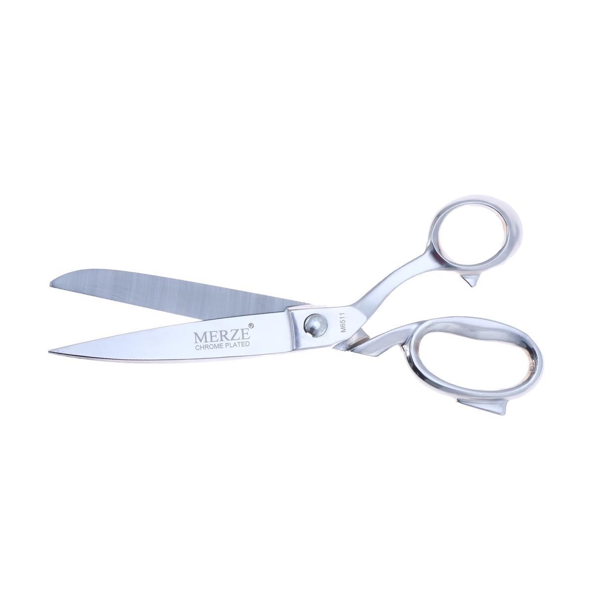 FDM Merze 6511 Özel Üretim Krom Kaplama Kutulu Terzi Makası D-128 No:11 (27,5 cm)