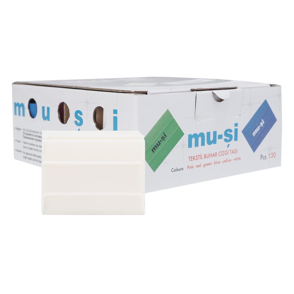FDM Muşi Beyaz Renkli Çizgi Taşı 100 Adet