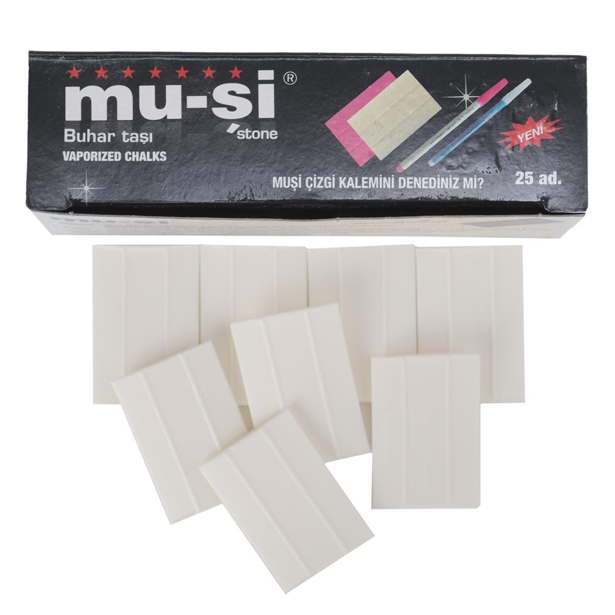 FDM Muşi Çizgi Taşı Beyaz Renk 25 Adet