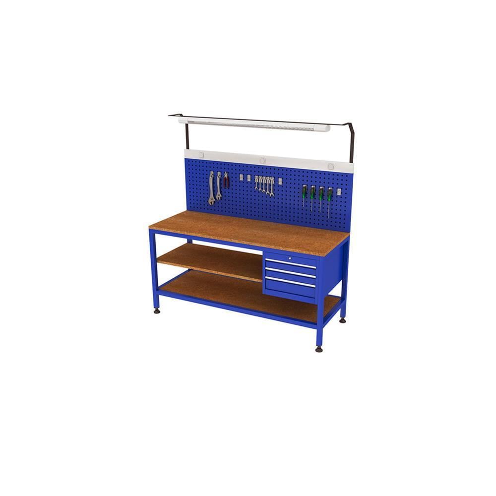 Fdm Panolu Tamir Ve Bakım Masası (En:70Cm - Boy:170Cm - Yükseklik:190Cm) (Fdm Tm-T53)