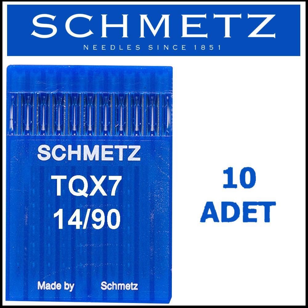 FDM Schmetz TQX7 Uzun Düğme Makinesi İğnesi 14/90 Numara