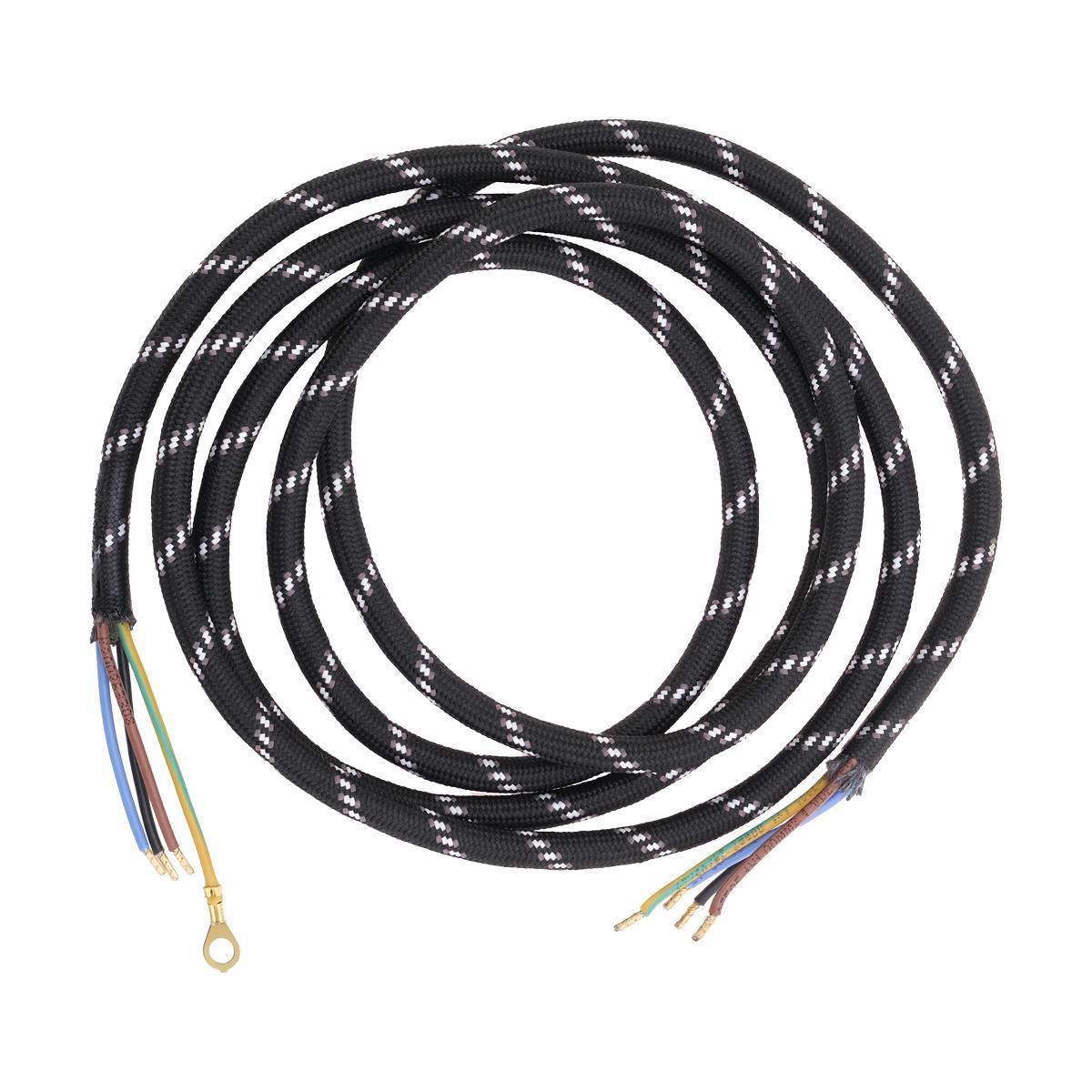 FDM Silter Sanayi Tipi Fişsiz Ütü Kordonu 4x1  (SY UK 4121) 2.10 Mt