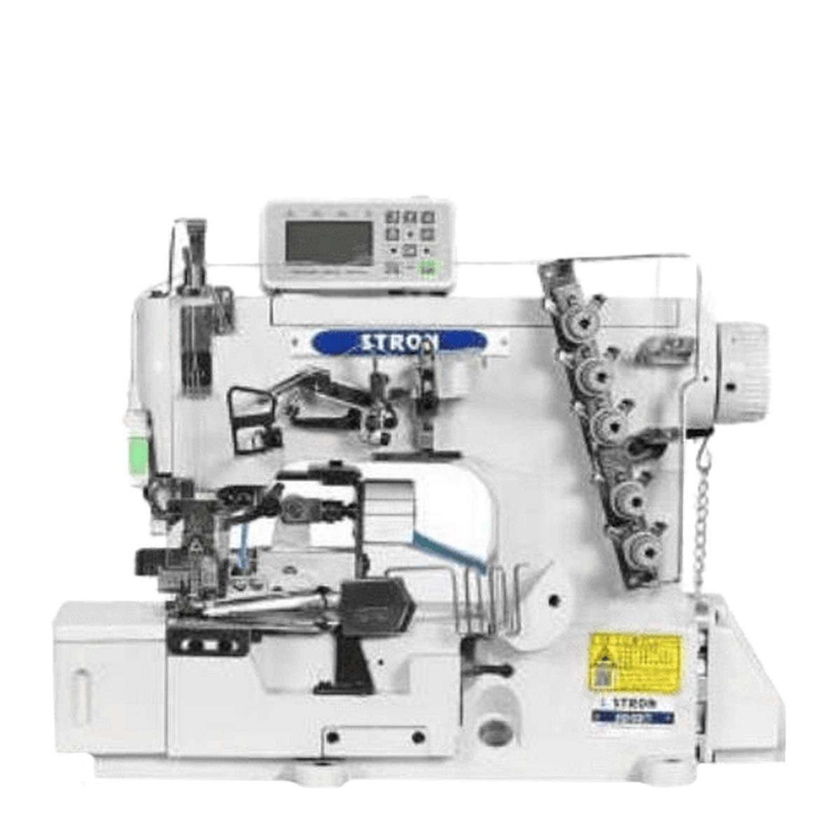 FDM Stron SF-582-02BB/UT Otomatik Biye Reçme Makinesi, Direct Drive, İplik Kesmeli, Ayak Kaldırmalı, Kafadan Motorlu, Tabla ve Tekerlekli Ayak