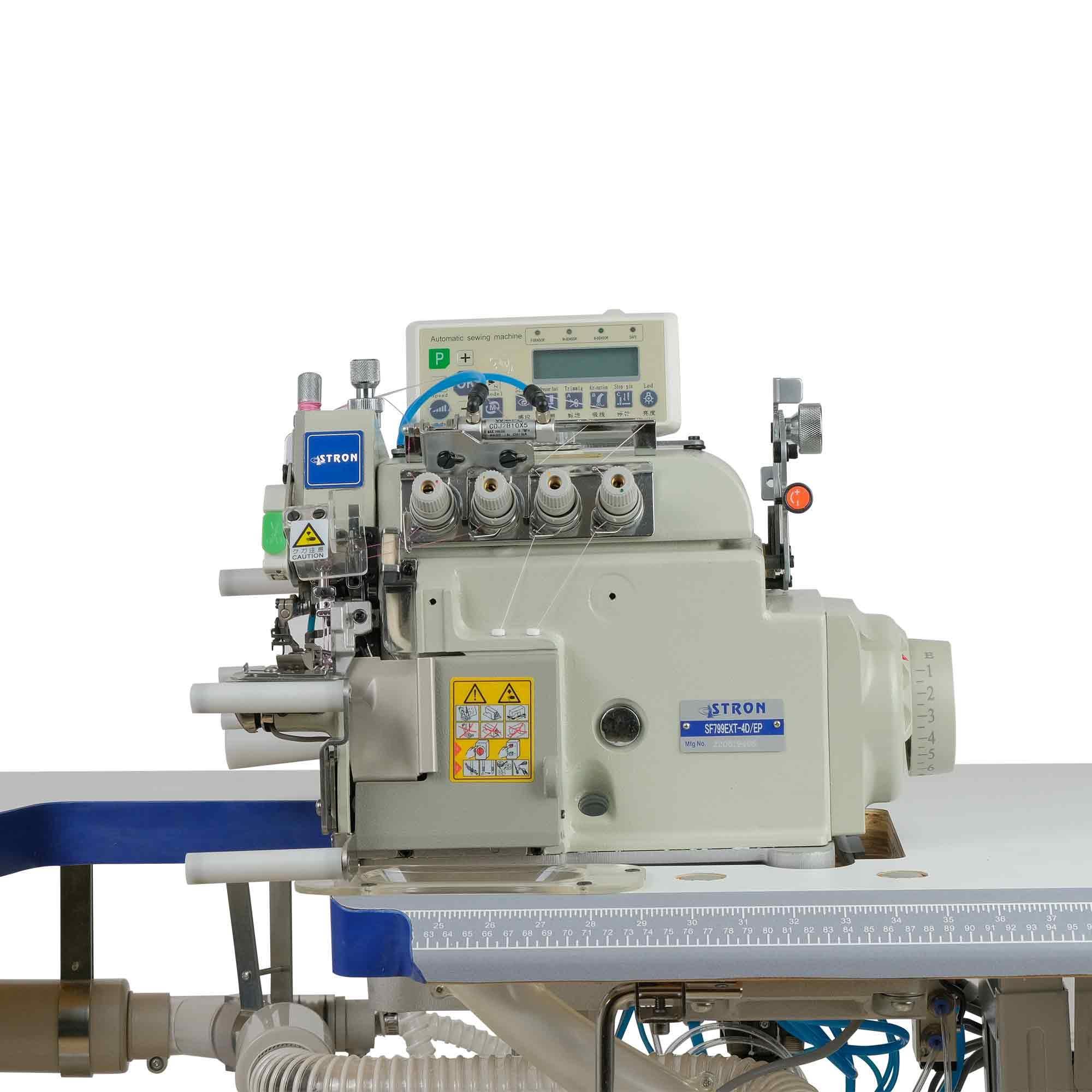 FDM Stron SF799EXT-4D/EP 4 İplik Yaka Takma Overlok Makinesi