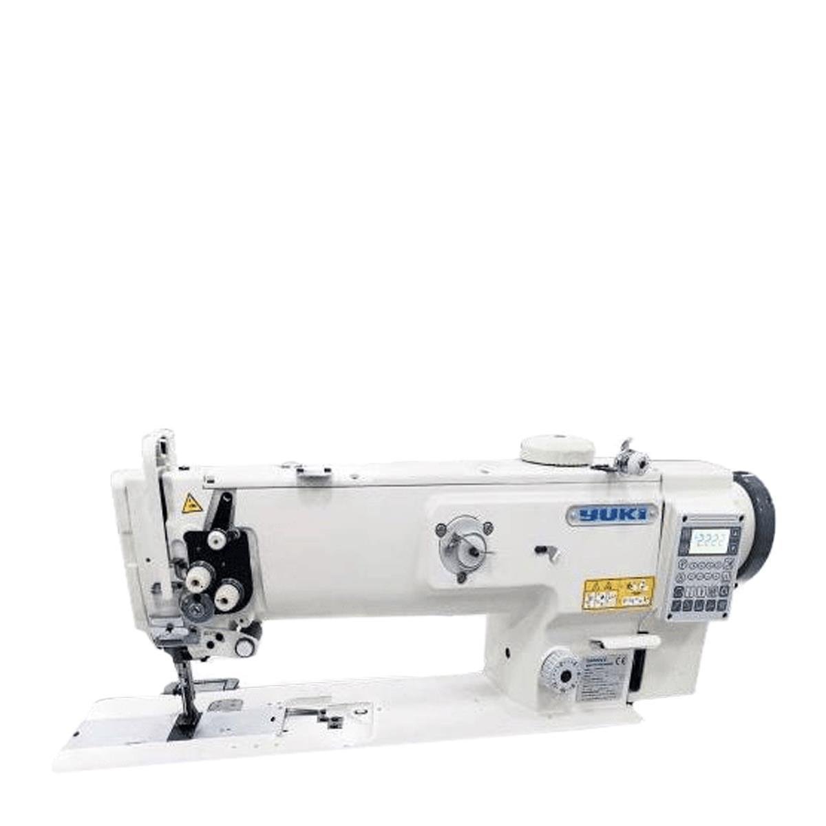 FDM Yuki GC-1510N-L14 Çift Papuç Tek İğne Makine (36cm) 12mm, Direct Drive, Ayak Transportlu, İplik Kesmeli, Ayak Kaldırmalı, Kafadan Motorlu