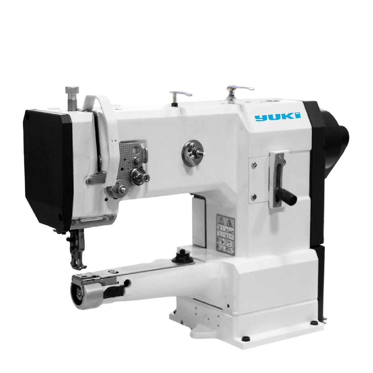 FDM Yuki YK-P335B-D2T3 Çift Papuç İnce Baş Çanta Makinesi, İplik Kesicili, Direct Drive, Ayak Kaldırmalı, Ayak Transportlu, Kafadan Motorlu