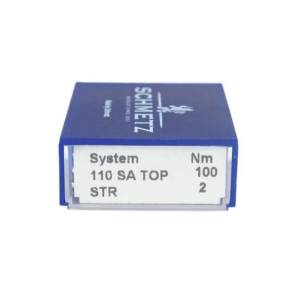 Schmetz | 110 SA Top Str | 2 | 100 Numara | Broderi İğnesi | Nakış İğnesi | 1 Paket 100 adettir