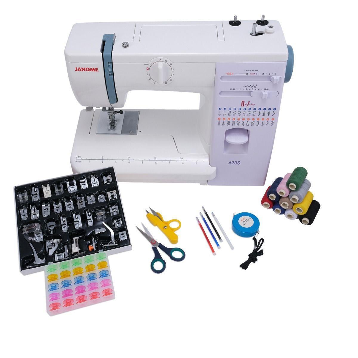 Janome 423s Ev Tipi Dikiş Makinesi ve Dikiş Seti
