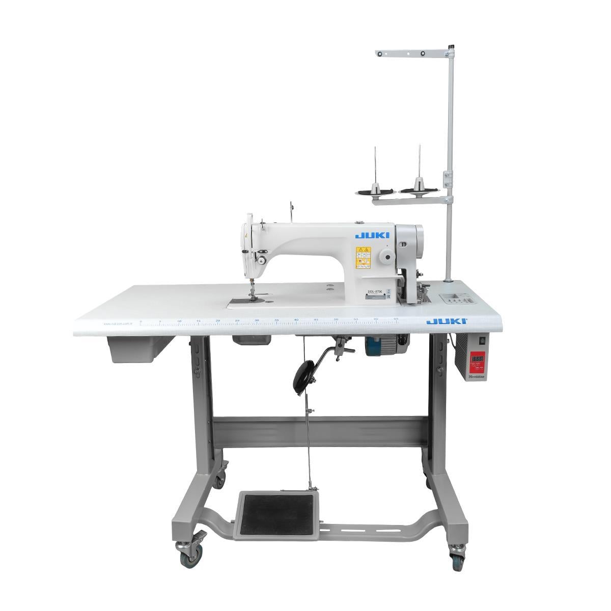 Juki Ddl-8700 Mekanik Düz Dikiş Makinesi, Servo Motor Tabla ve Tekerlekli Ayak, 220v
