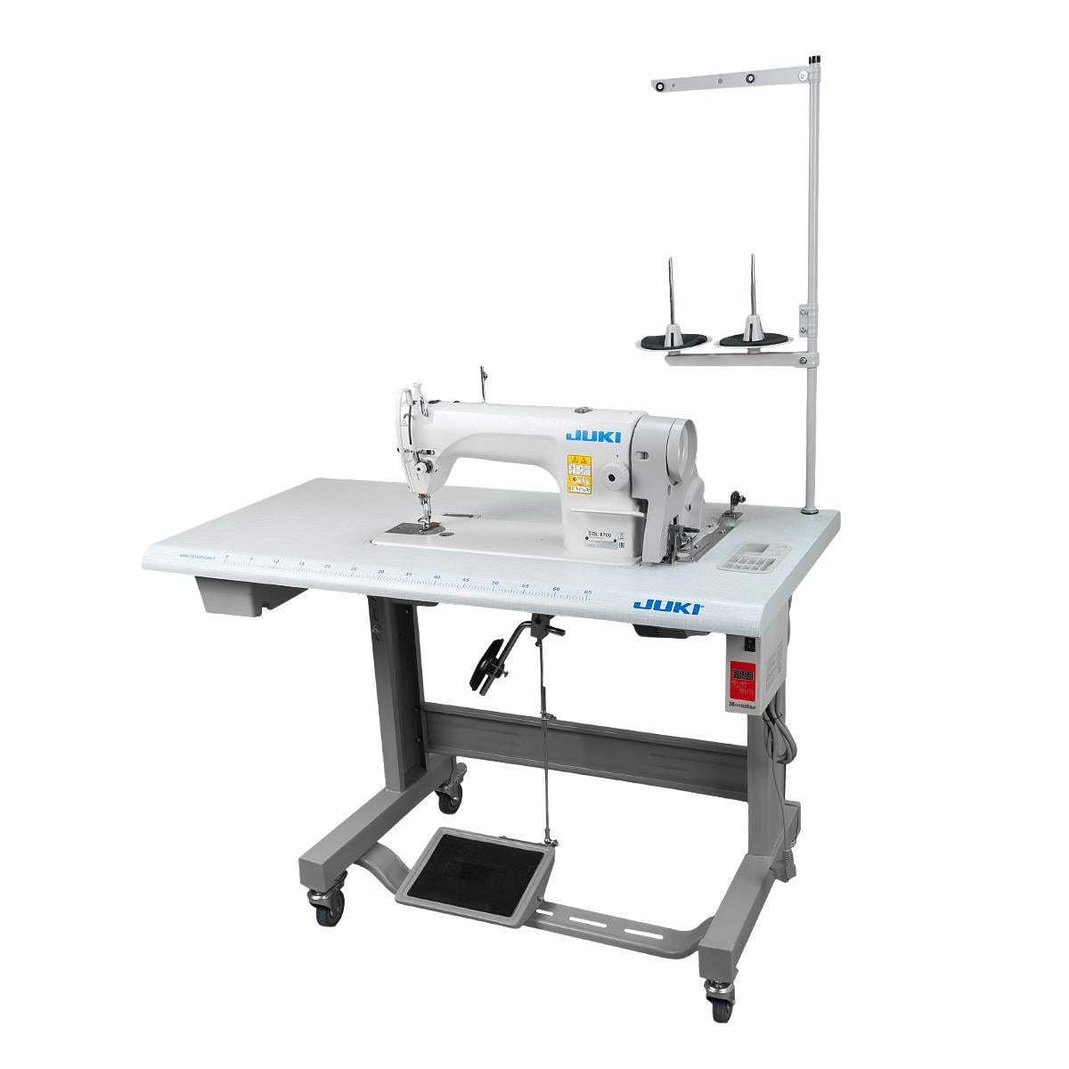 Juki Ddl-8700 Mekanik Düz Dikiş Makinesi, Servo Motor Tabla ve Tekerlekli Ayak, 220v