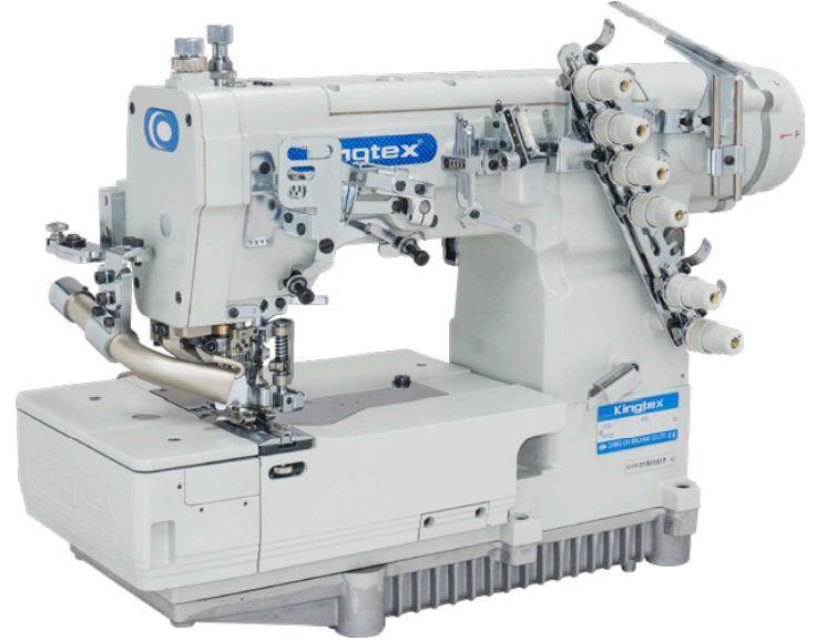 Kingtex FTK2512 4 İğne 6 İplik Düz Yatak Lok Mak. (Çiftli Kesim)