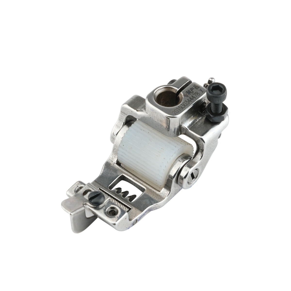 Reçme 6.4mm Tırnaklı Beyaz Tekerlekli Ayak | HS-GL05 | Pegasus Marka Reçme Makinelerde Kullanılır.