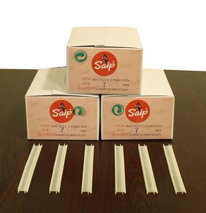 Saip T-End Micro İnce Nylon (Çorap,Havlu,İç Çamaşır)Kılçığı (30mm-10.000 Adet) Beyaz