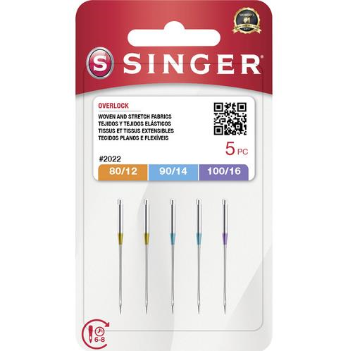 Singer Dikiş Makinesi Overlok İğnesi Karışık 2022 (12-14-16 No) 