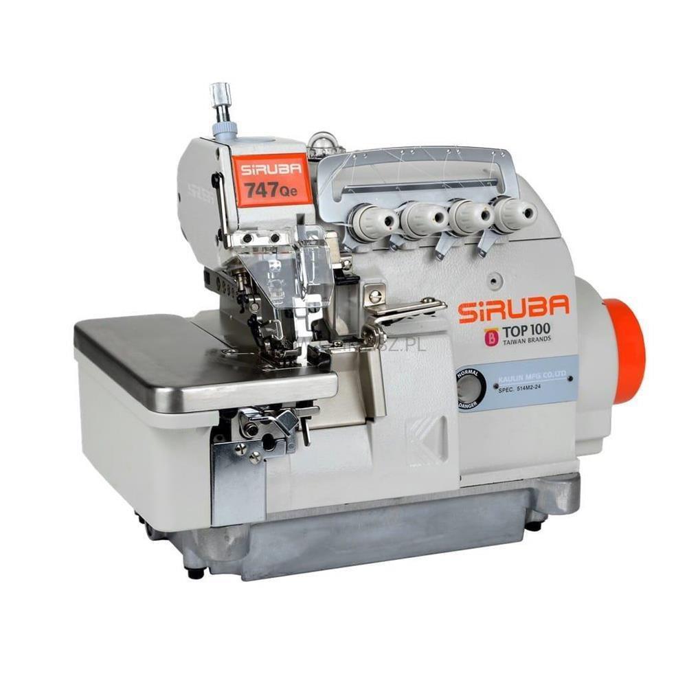 Siruba 4 İplik Q Serisi Overlok Makinesi 747Qe-514M5-23/BK1