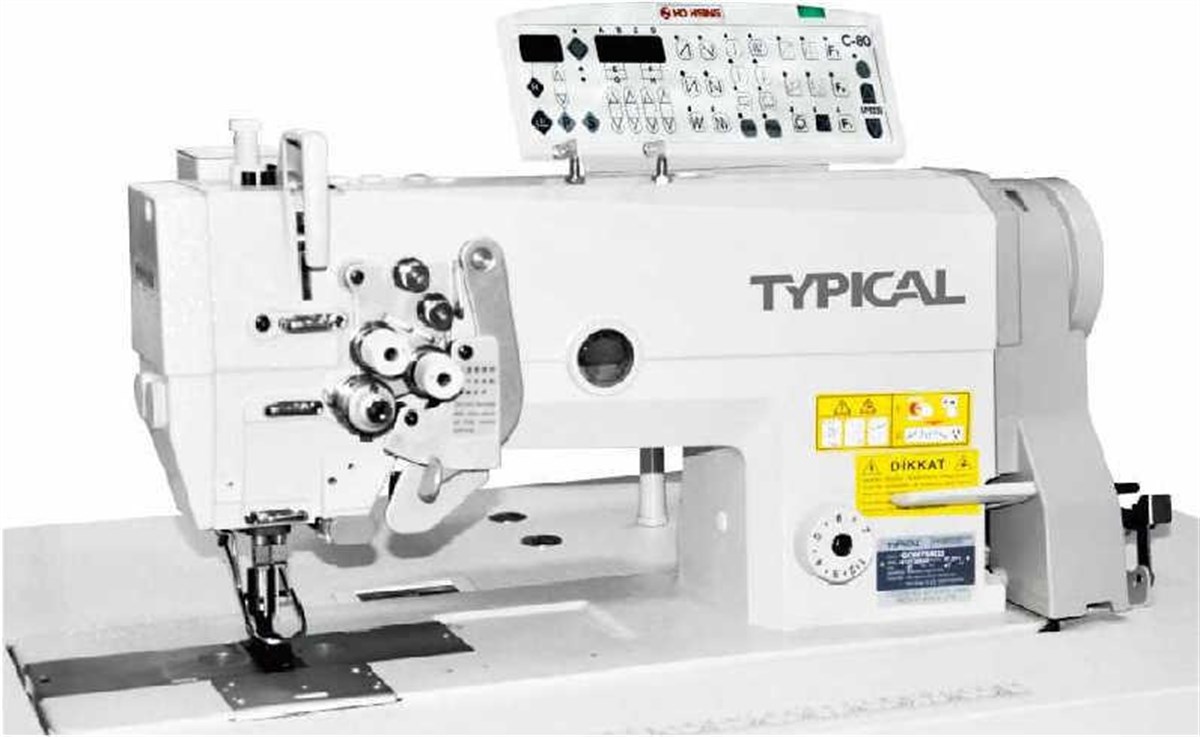 Typical Gc-6875-Hd3 B.Mekik İptalli Çift İğne Makinesi (Kot)