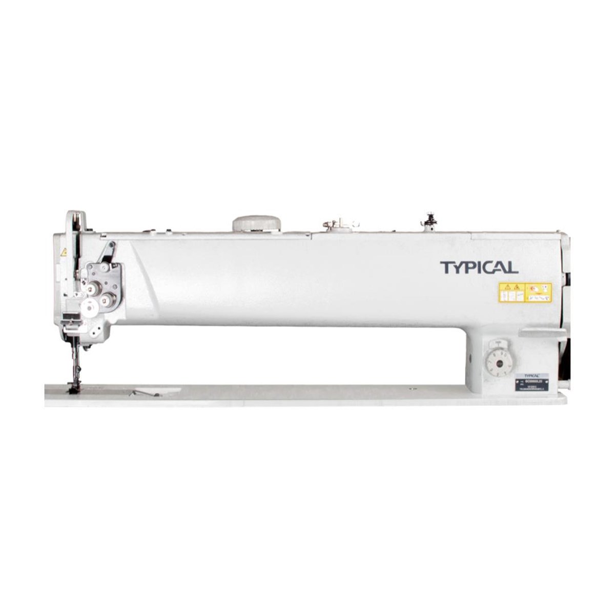 Typical Otomatik Çift Pabuç Çift İğneli Büyük Mekik Dikiş Makinası (64 cm Uzun Boyun)