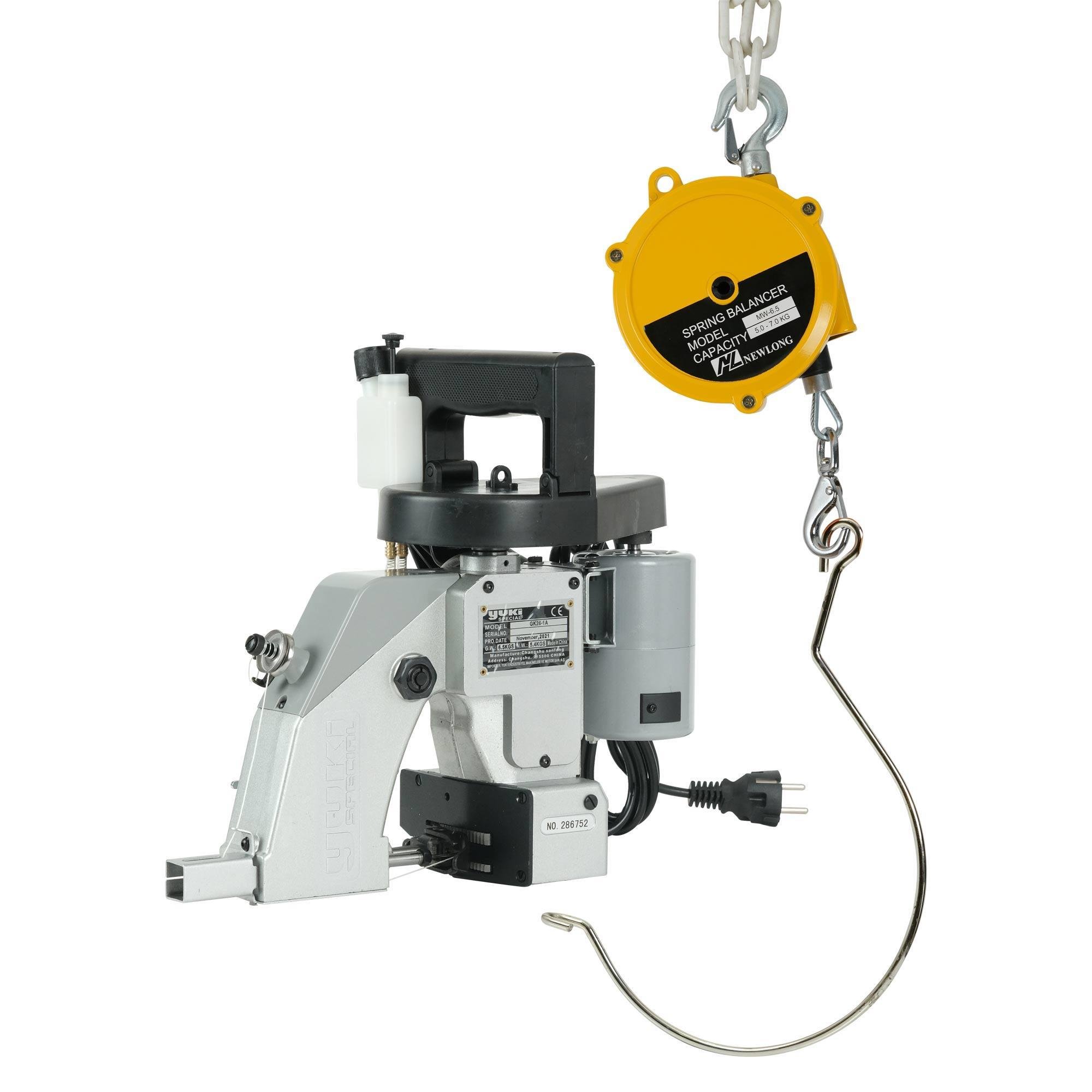 Yuki GK26-1A Çuval Ağzı Dikiş Dikme Makinesi ve Balanseri