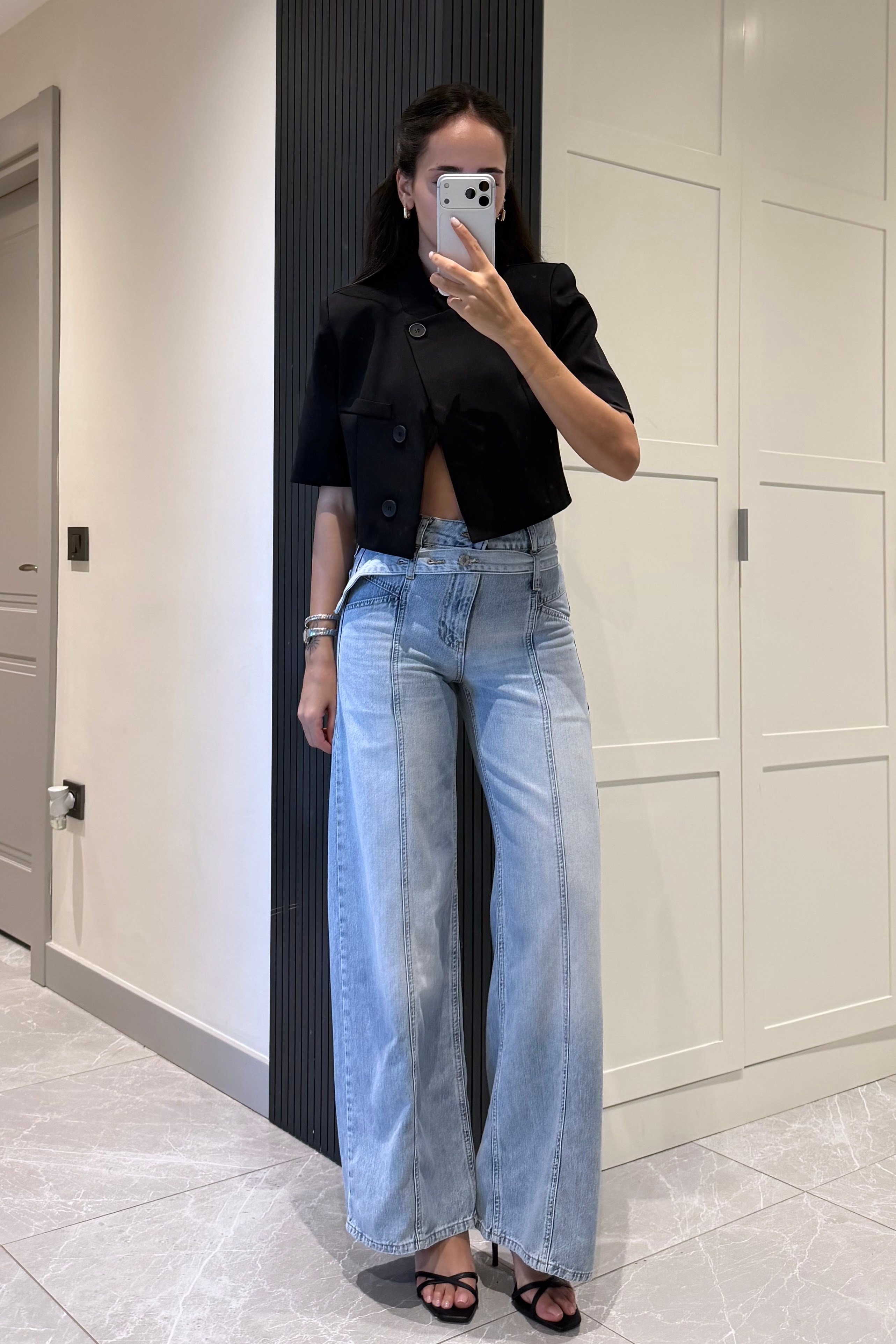 Siyah Crop Ceket - Kadın Ceket Modelleri - Nazliye Moda | Kadın Giyim Modası