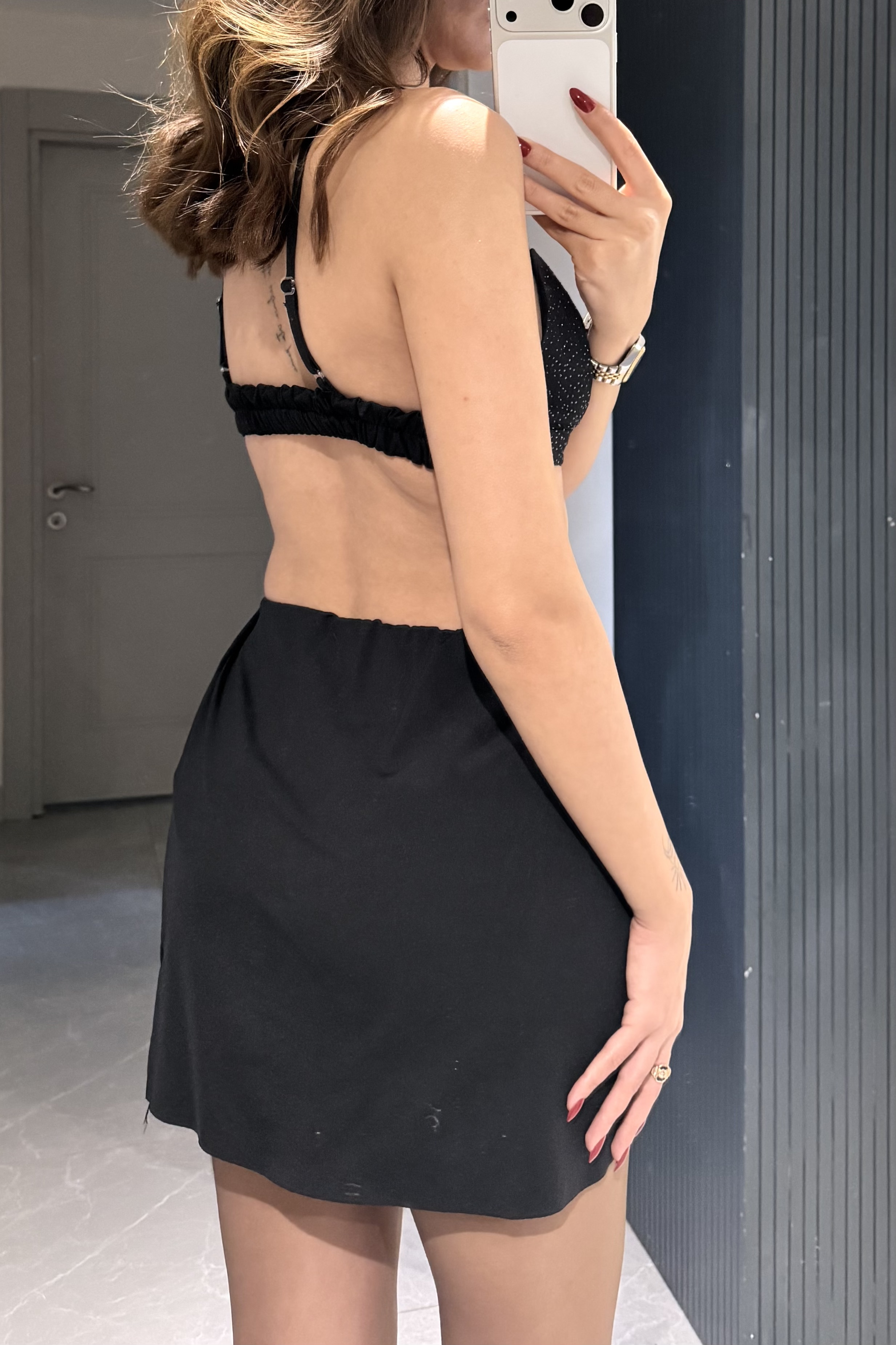 Siyah Taş İşlemeli Büstiyer - Kadın Bustiers Modelleri - Nazliye Moda | Kadın Giyim Modası
