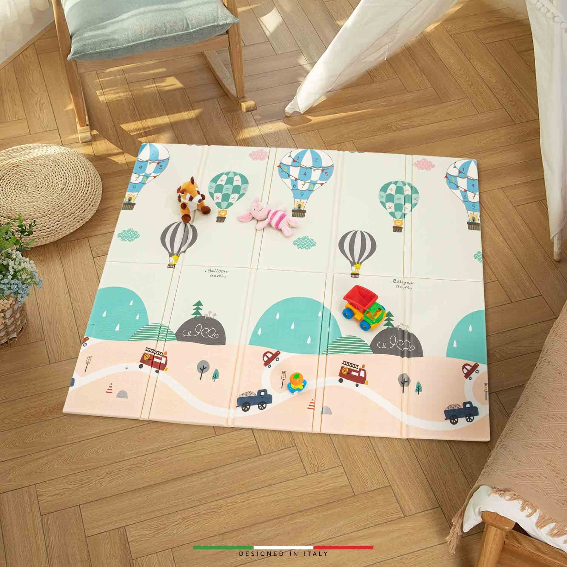 Elele Balloon Road Katlanabilir Oyun Matı Oyun Halısı 150x200x1 Cm Balloon Road
