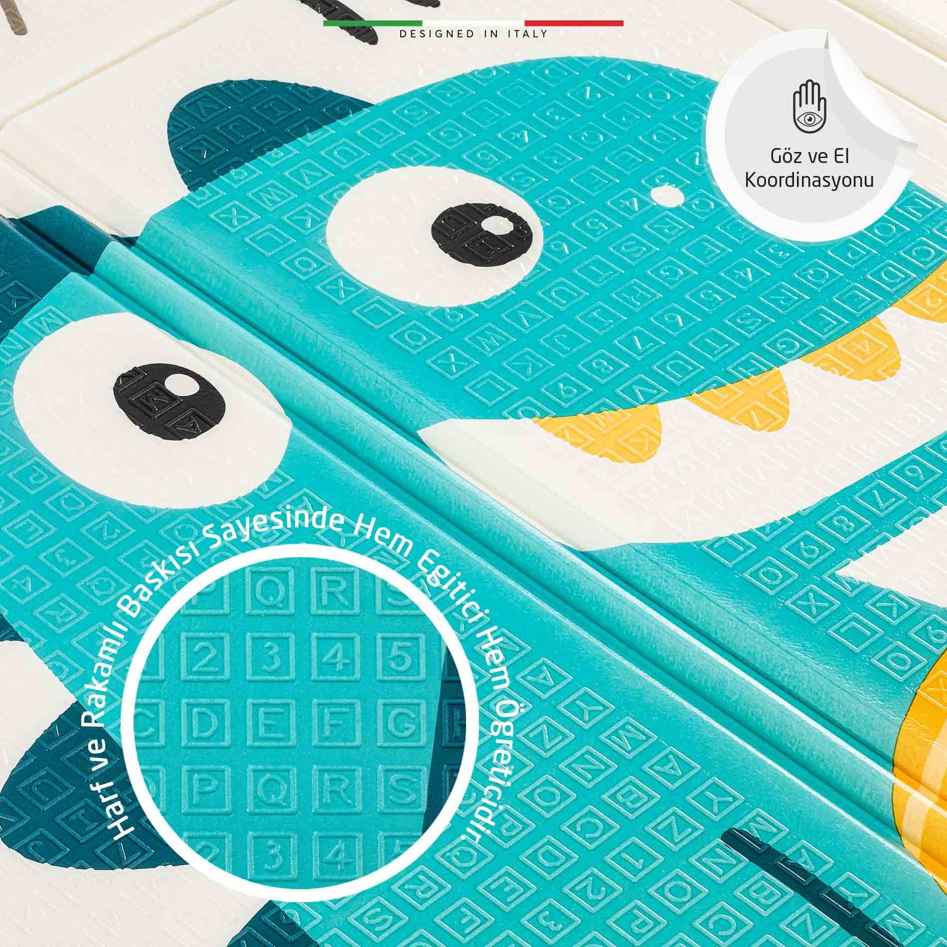 Elele Balloon Road Katlanabilir Oyun Matı Oyun Halısı 150x200x1 Cm Balloon Road