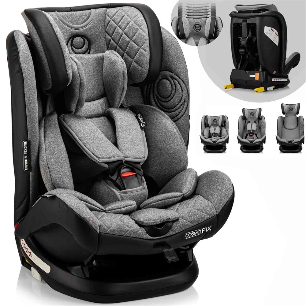 Elele CosmoFix 2 İsofixli 9-36 KG Oto Koltuğu Siyah-Gri
