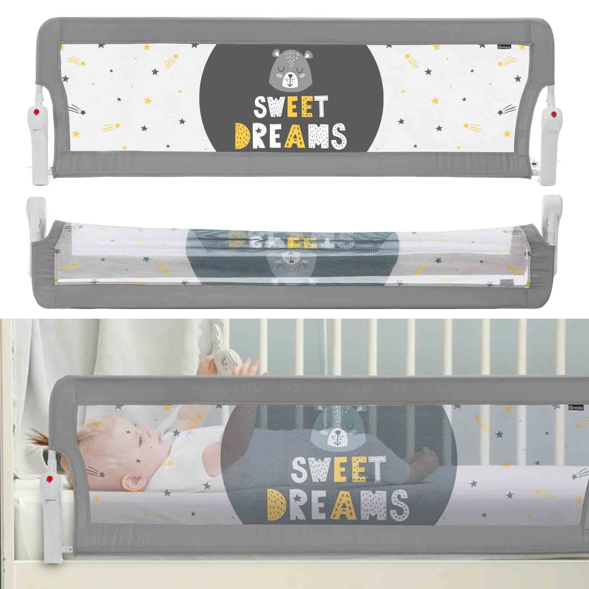 Elele Ekstra Geniş Katlanabilir Yatak Bariyeri 150cm Sweet Dreams