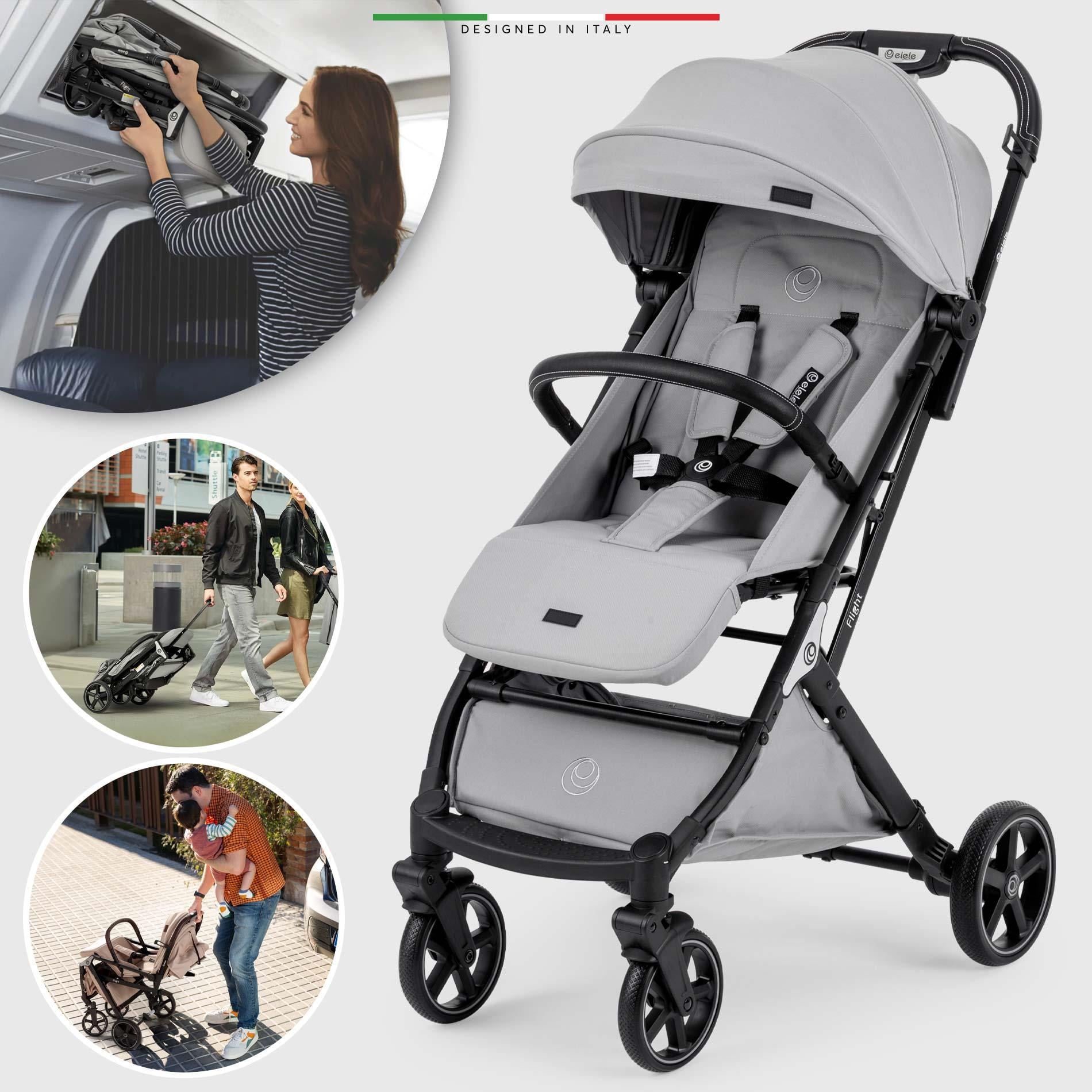 Elele Flight 2  Kabin Tipi Bebek Arabası Gri