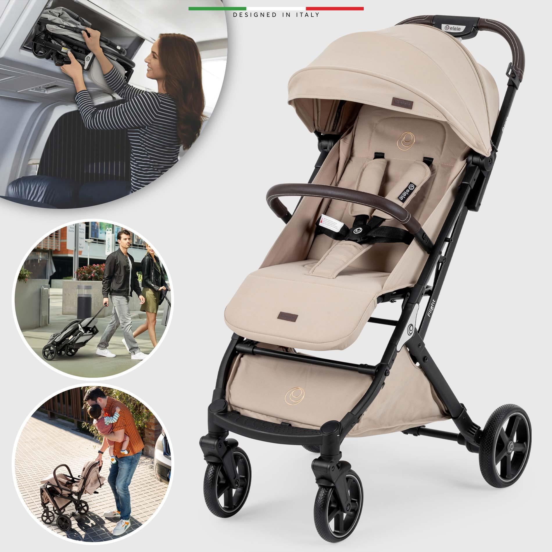 Elele Flight 2  Kabin Tipi Bebek Arabası Bej