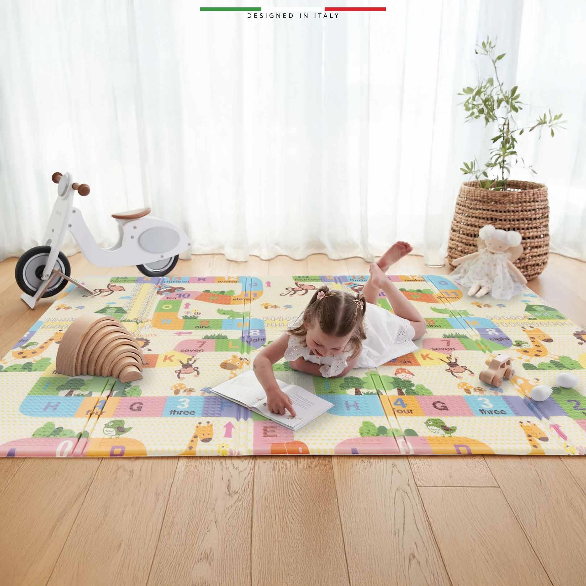 Elele Game Road Katlanabilir Oyun Matı Oyun Halısı 180x200x1 Cm XFD211 Game Road