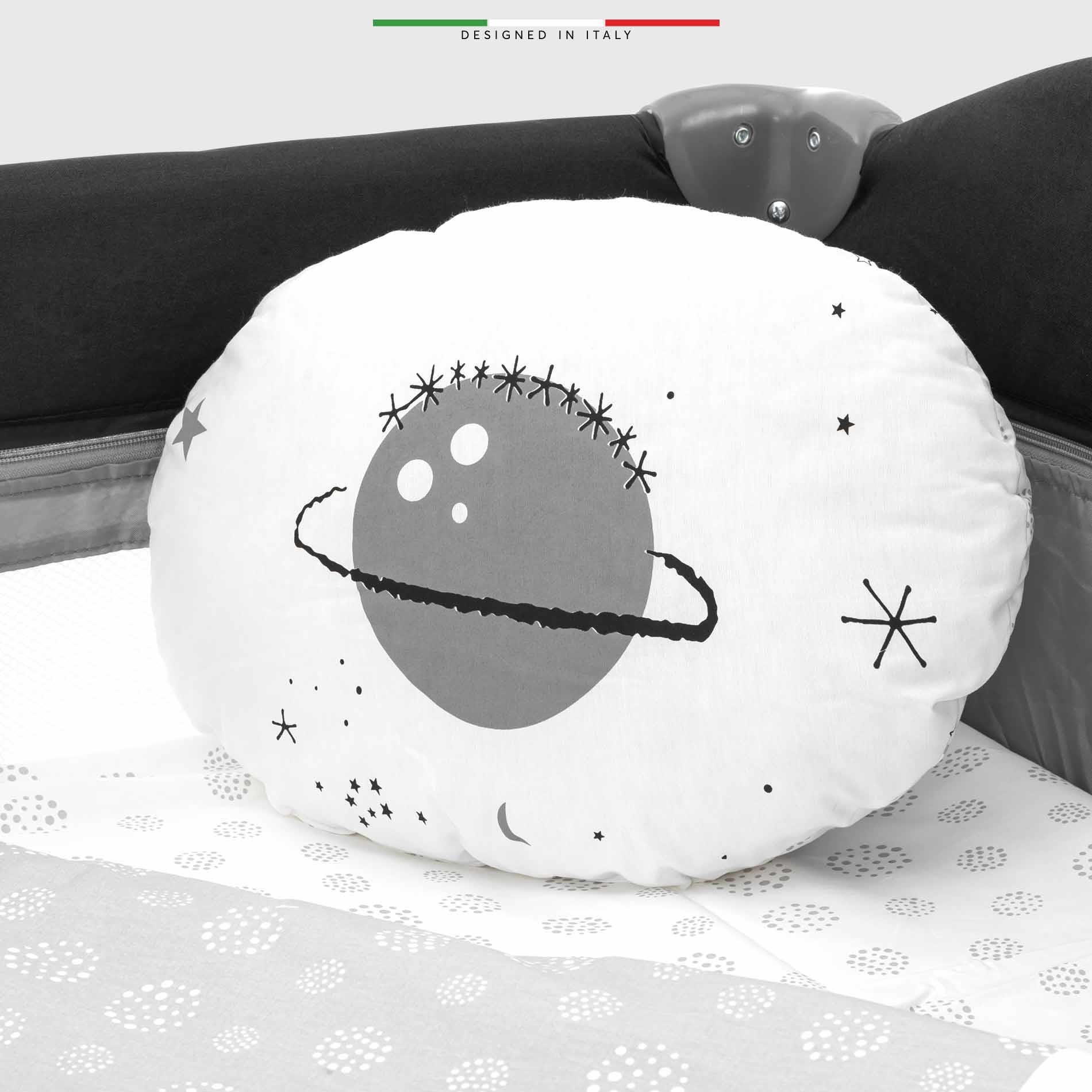 Elele Life Space 6 Parça Oyun Parkı Park Yatak Bebek Uyku Seti Gri