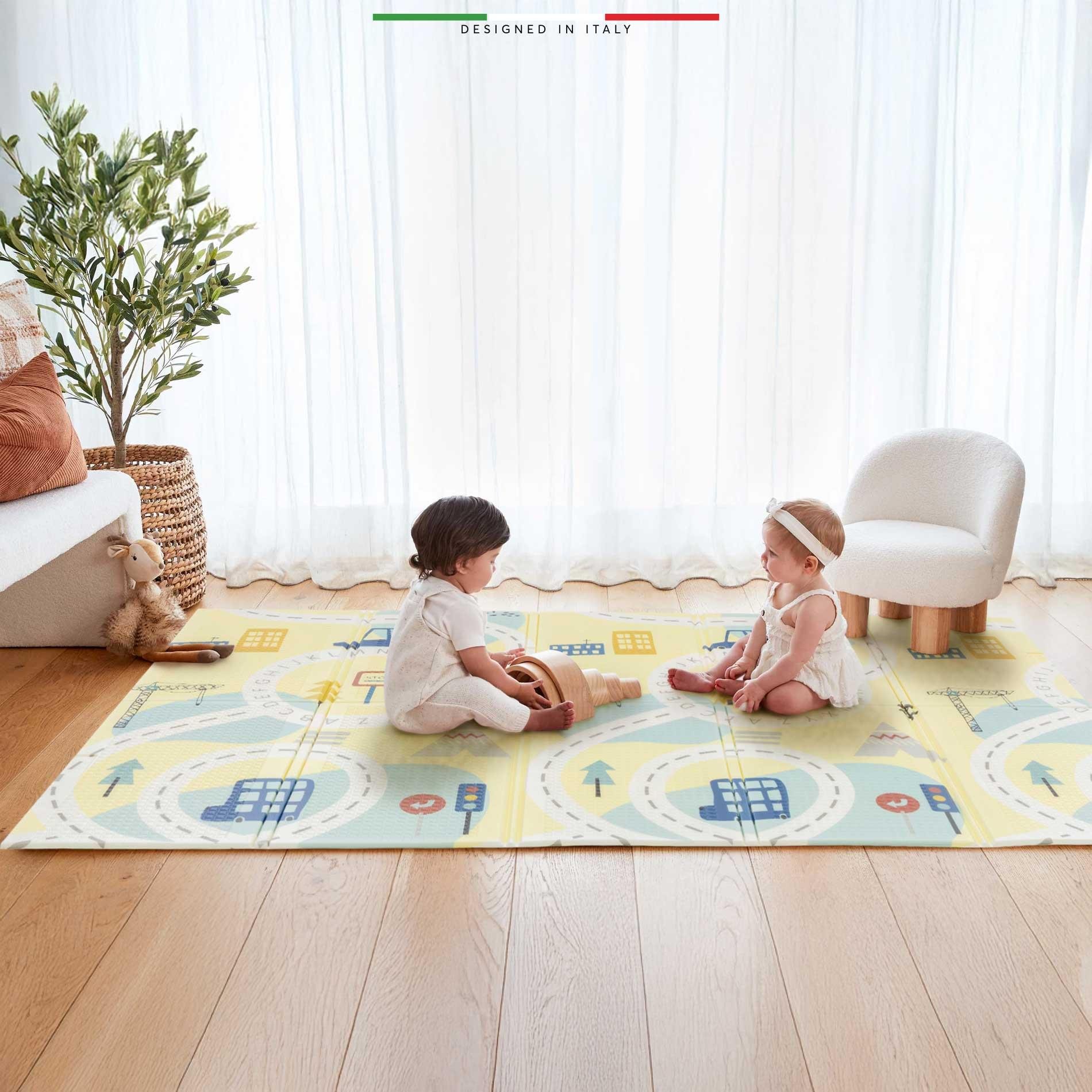 Elele Monti Road Katlanabilir Oyun Matı Oyun Halısı 150x200x1 Cm XFD113 Monti Road